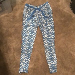 Straight Legged Cotton Pants